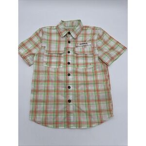 magellan fishing shirt Plaid Boys XS Sz 6/7 Caddo Lake